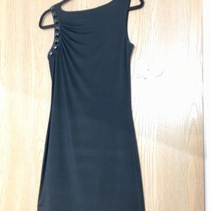 Candies Black Embellished Dress Sz M